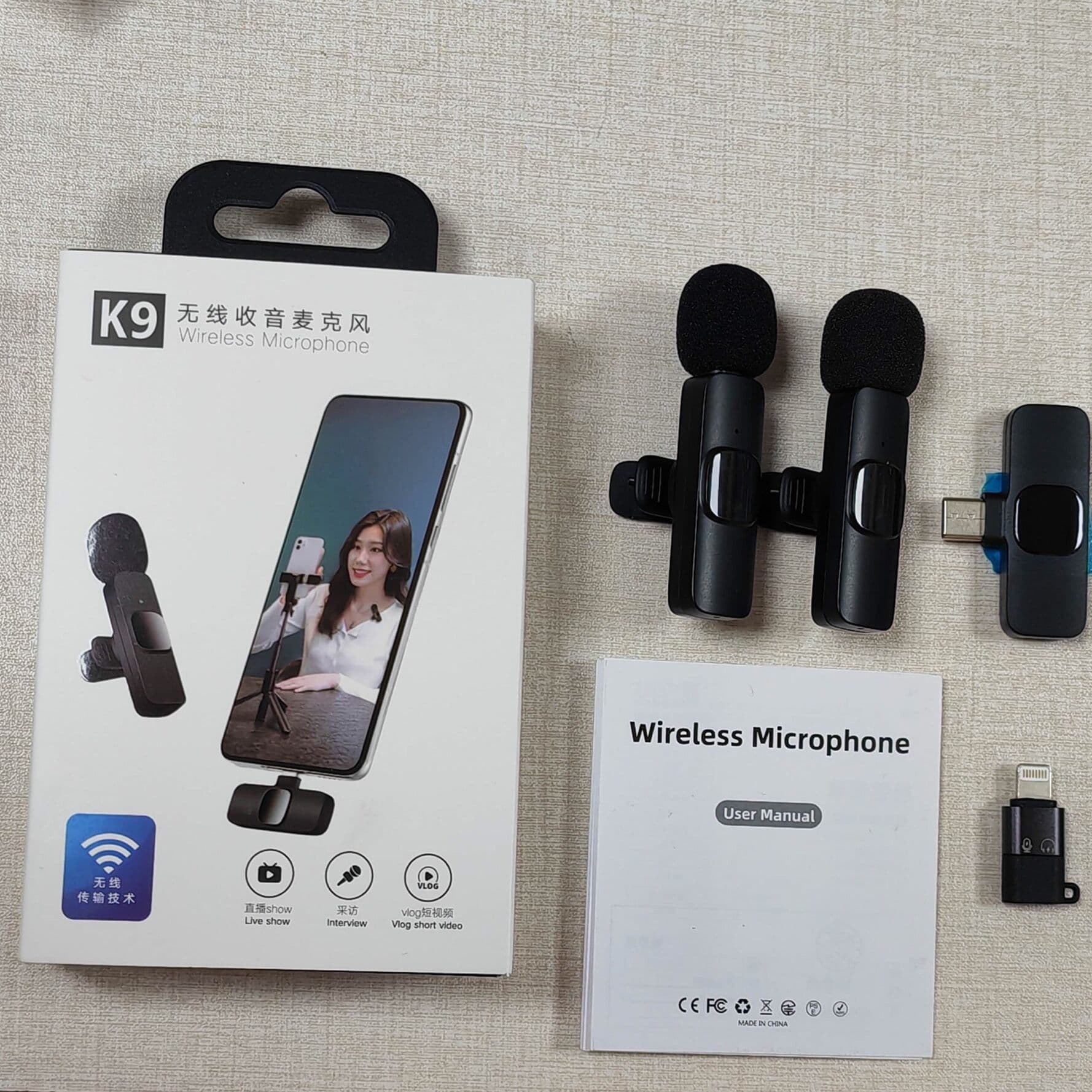Microphone cravate k9