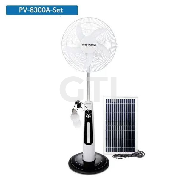 Ventilateur solaire  rechargeable